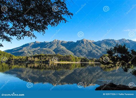 Turquoise Mountain Lake With Reflection Stock Photo Image Of Salt