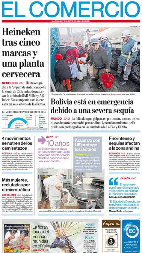 El Comercio Ecuador Miércoles 23 De Noviembre De 2016 Infobae