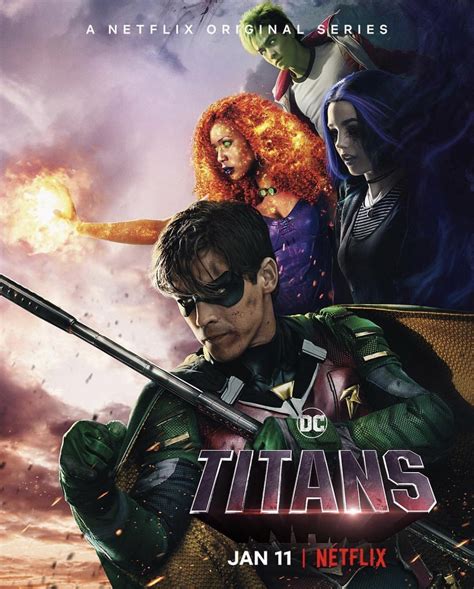 Dcu’s Titans Poster For Netflix R Dccomics