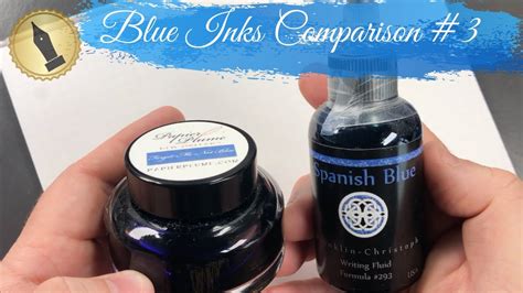 Blue Inks Comparison 3 Youtube