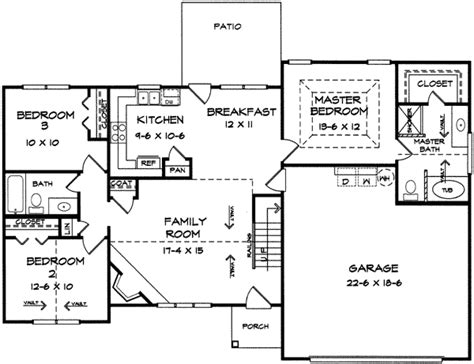 Split Bedroom Ranch With Bonus 3653dk Architectural Designs House