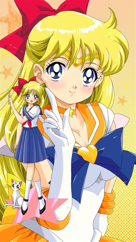 Aino Minako Sailor Venus And Artemis Bishoujo Senshi Sailor Moon Drawn By Mikiky Danbooru
