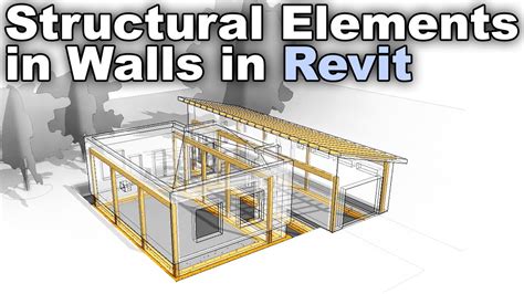 Structural Elements In Revit Walls Revit Tutorial Youtube