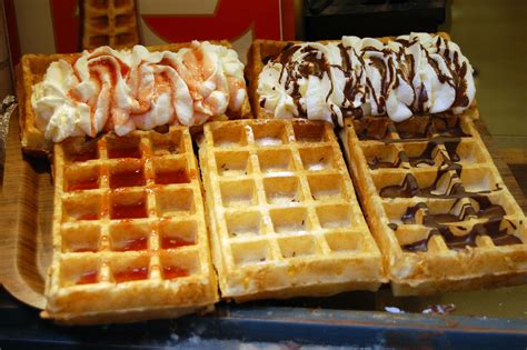Gauffre De Bruxelles Gaufre Liegeoise Bruxelloise Hollandaise