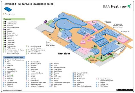 Terminal Heathrow Parking Map