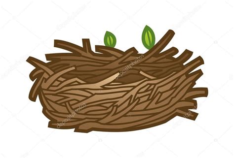 All bird nest clip art are png format and transparent background. 둥지 — 스톡 벡터 © blackvers #49964799