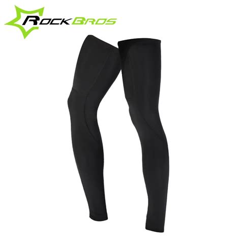 Rockbros Unisex Cycling Bike Bicycle Leg Warmer Guard Knee Leg Sleeves Covers Windproof Uv Sun