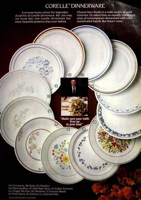 Vintage Corning Corelle Dishes From The 70s And 80s Are Plates Full Of