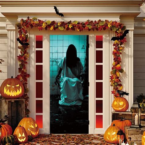 Halloween Haunted House Decor Window Door Cover Sticker Zombie Hand 78