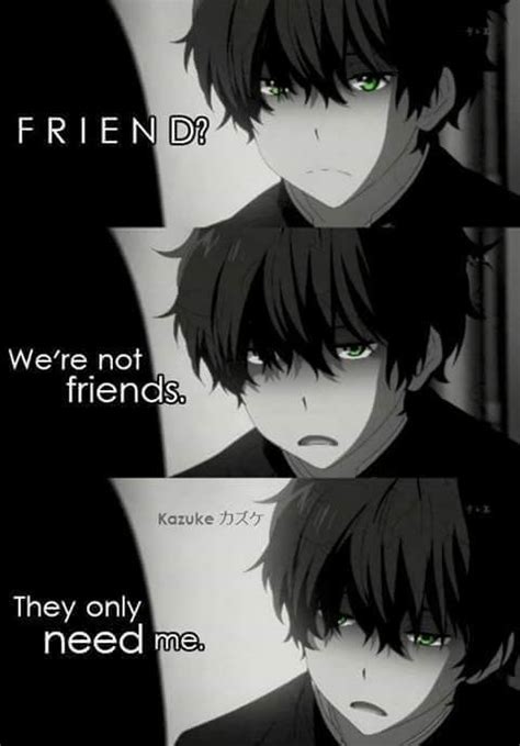 Just Love Sad Depressing Anime Quotes How About You Guys