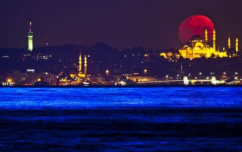 Istanbul Gece Manzarasi Manzara Resimleri Images
