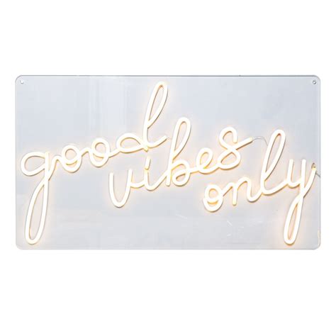 Good Vibes Neon Led Sign