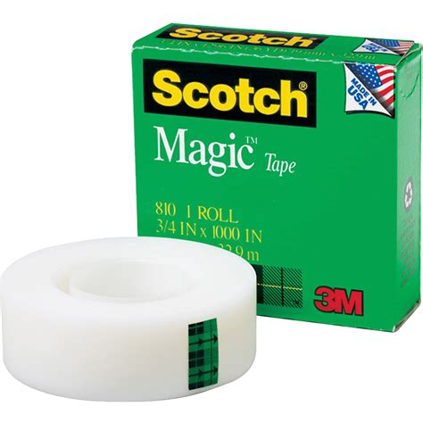Scotch Mmm8101k 34w Magic Tape 1 Roll Matte Clear