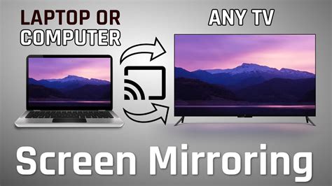 How To Cast Computer Or Laptop To Tv Screen Mirror Pc Windows 10 To Tv
