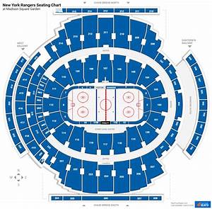 New York Rangers Seating Charts At Square Garden