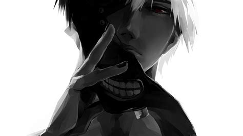 Tokyo Ghoul Black And White Wallpapers Wallpaper Cave