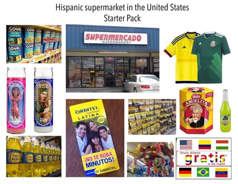 Hispanic Supermarket In The Usa Starter Pack Starterpacks