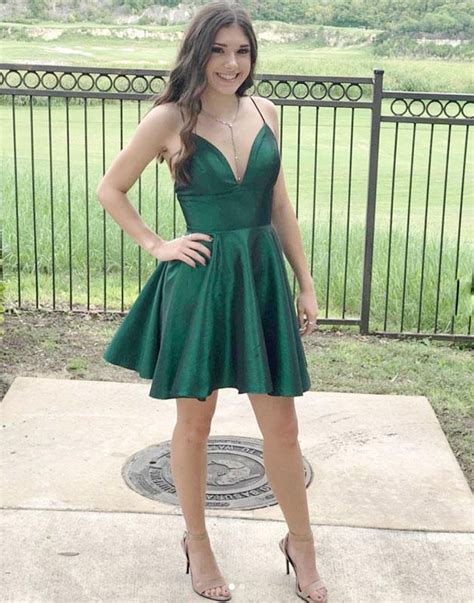 Green Short Homecoming Dress Cocktail Party Sofiedress Homecoming Dresses Short Prom