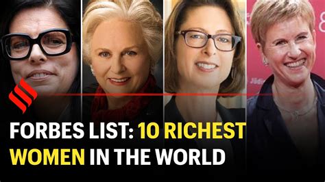 Forbes List Richest Women In The World Youtube