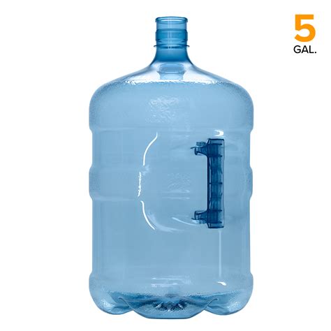 5 Gallon Bpa Free Pet Plastic Crown Cap Water Bottle Container Jug Made