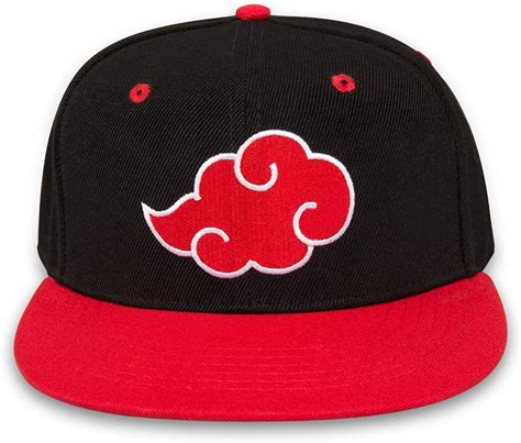 Lumumanber Naruto Akatsuki Hat Anime Hat Embroidered Red Cloud Baseball