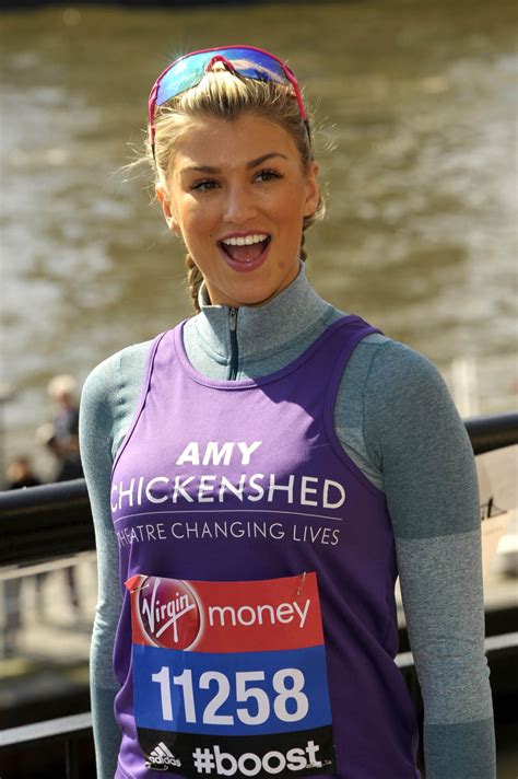 Amy Willerton At London Marathon Photocall Hawtcelebs