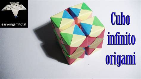 Como Se Hace Un Cubo Infinito Origami YouTube