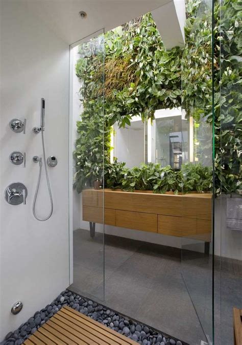 Living Wall In The Bathroom Decoration That Brings Us Closer To Nature