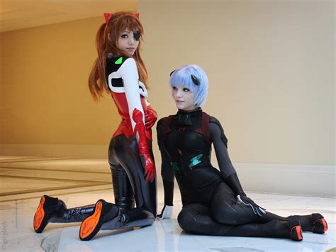 Wallpaper Costumes Anime Sexy Twins Cosplay Latex