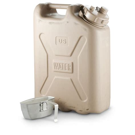 Used Us Military Surplus Water Cantan 578902 Jerry Cans At