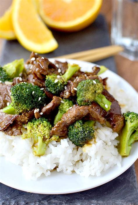 Lighter Orange Beef And Broccoli Iowa Girl Eats Recipe Broccoli