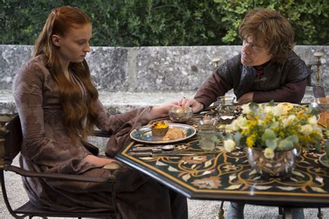 sansa and tyrion very unhappily married game of thrones season 4 premiere recap popsugar