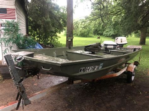 14 Ft Flatbottom Extra Wide Jon Boatduck Boat For Sale In Hastings Mn
