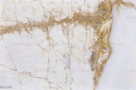 White Golden Marble Texture Background With High Resolution Top View Of