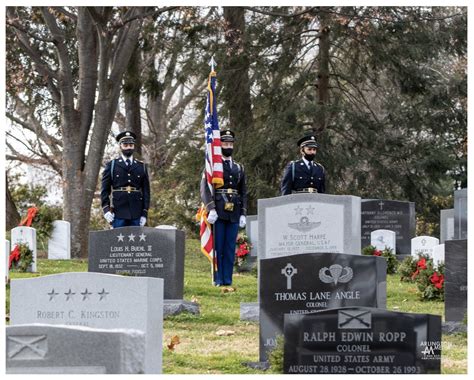 As Winter Descends In Arlington National Cemetery The Graves Get