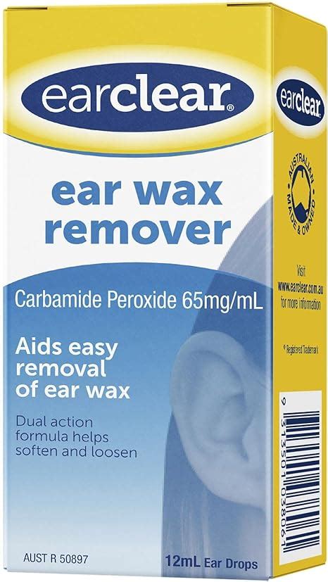 Ear Clear Ear Wax Removal Drops Au Health Household