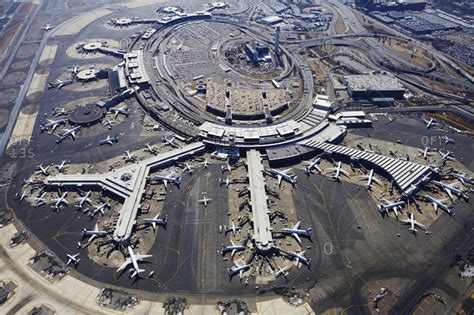 Aerial View Of Newark Liberty International Airport Stock Photo Offset