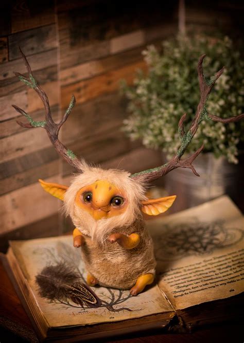 Tree Horns Forest Spirit Fantasy Creatures Cute Fantasy Creatures