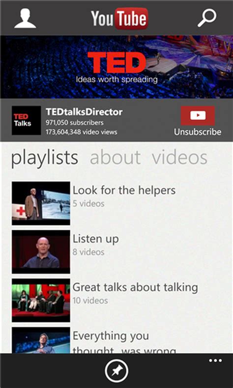 Windows Phone Finally Gets A Full Youtube App With Playlists And Sign