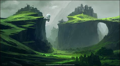 Risultati Immagini Per Andreas Rocha Fantasy Landscape Fantasy Art