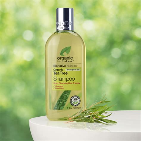 Dr Organic Shampoo Organic Tea Tree Amazon Com Au Beauty