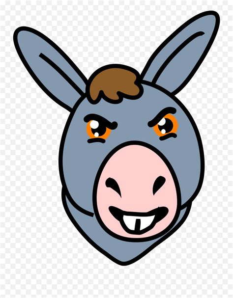 Filedonkey Icon 05svg Wikimedia Commons Donkey Face Clipart Png