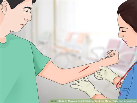 How To Make A Quick Disinfectant For Minor Cuts And Abrasions