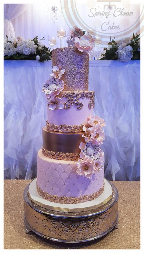 pin by crystal melendez on cakes and more big wedding cakes rose gold wedding cakes