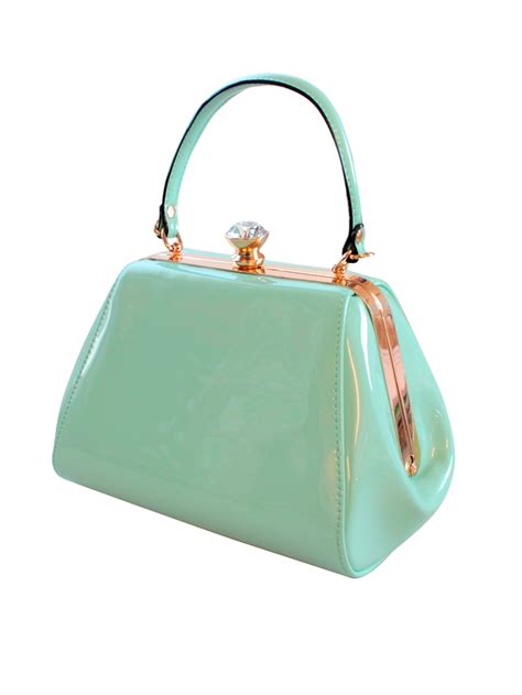 Tiffany Patent Handbag Mint From Vivien Of Holloway