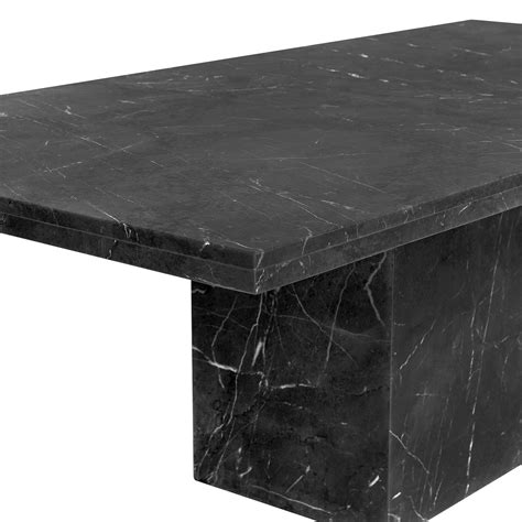 Toulouse Dining Table Black Izmir Marble Iddesign