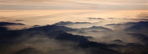 Aerial View Of Mountains During Daytime Hd Wallpaper Wallpaper Flare