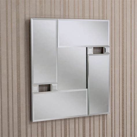 Beveled Contemporary Layered Wall Mirror Homesdirect365