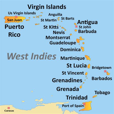 British Virgin Islands Map Showing Attractions And Accommodation