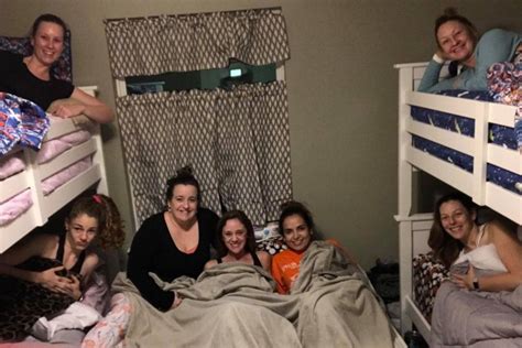 30 going on 13 mom sleepovers are a thing and we are here for it sleepover moms sleep mom